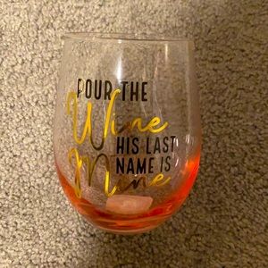 Wine glass for bride - Wedding and Bridal Decor